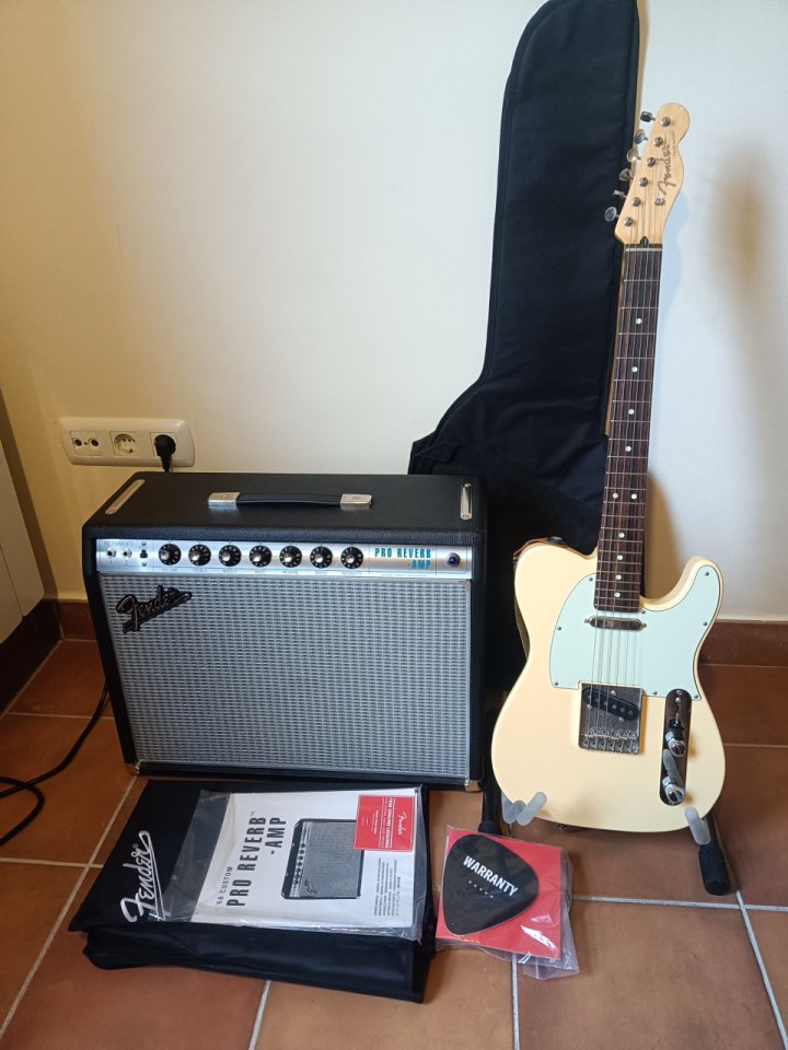 Fender Telecaster Japan y Pro Reverb de segunda mano · Asturias · 2200 €