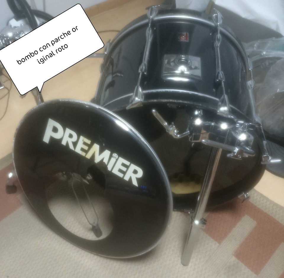 Batería PREMIER de los años 90