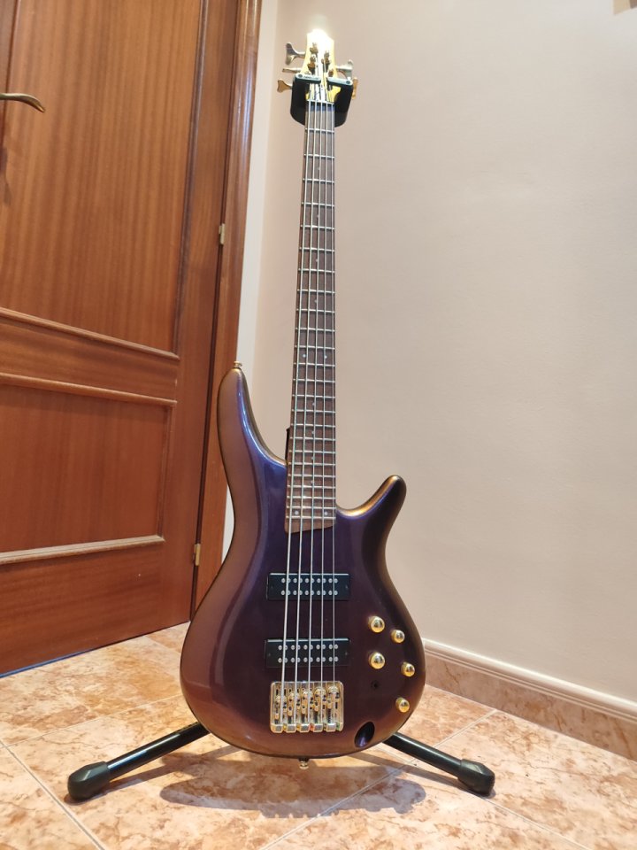 Ibanez SR305 EDX-RGC bajo 5 cuerdas acabado rose gold chameleon de segunda mano · Foto 1 de 5 · A Coruña · 380 €