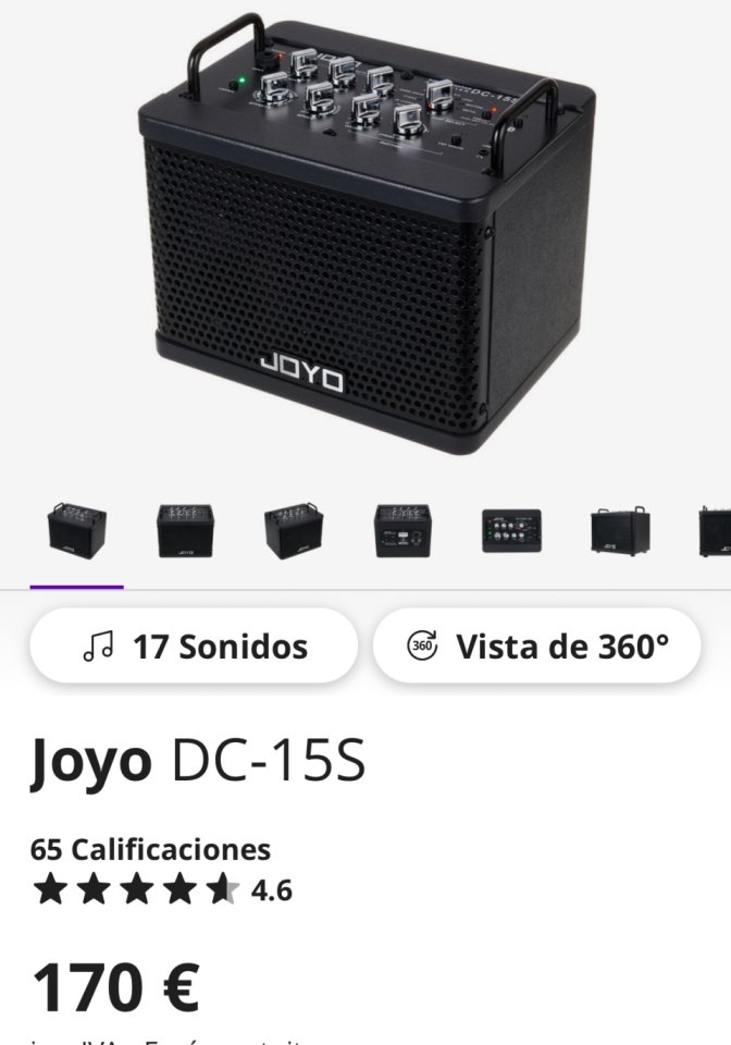 JOYO DC-15S (Nuevo, caja, papeles y accesorios) de segunda mano · Foto 1 de 3 · Valencia · 135 €