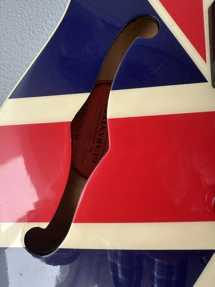 Epiphone Supernova Union Jack Noel Gallagher Signature (Oasis)