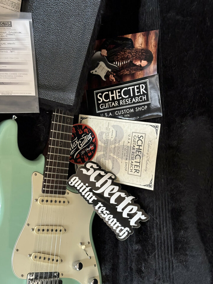 Schecter Nick Johnston usa custom shop REBAJA TEMPORAL