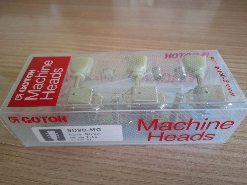 Clavijero Gotoh bloqueo Magnum 3+3 para SG o Les Paul (NUEVO) ¡RESERVADO!