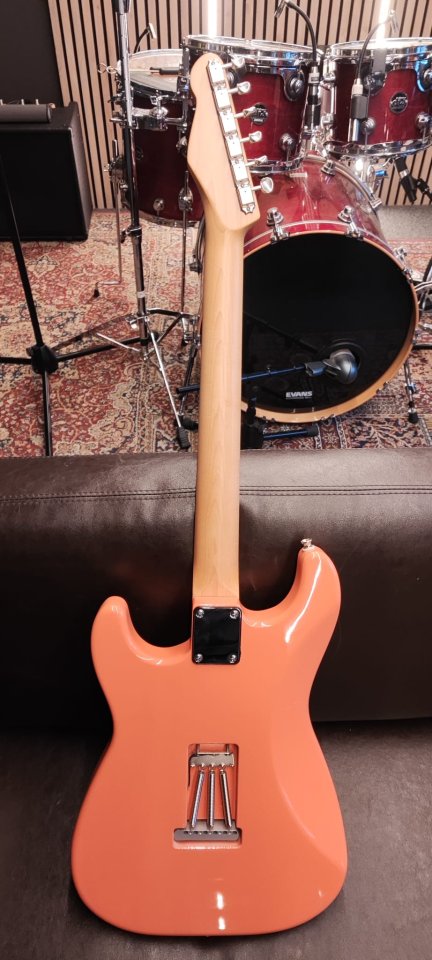 Rossi Handmade Guitars Stella HSS Coral Pink