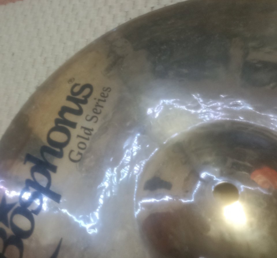 Platillo Bosphorus Gold Series Raw Crash de 16 pulgadas