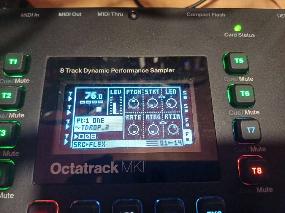Elecktron Octatrack Mk2 Black. (Cambios) de segunda mano · Foto 2 de 4 · Zaragoza · 1050 €