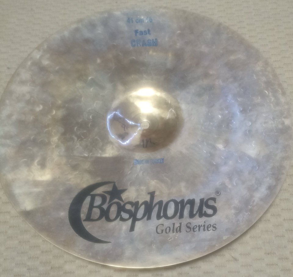 Platillo Bosphorus Gold Series Raw Crash de 16 pulgadas