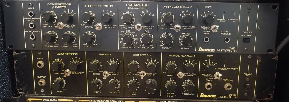 Ibanez UE-400 & UE-405 Vintage analog Multi-FX