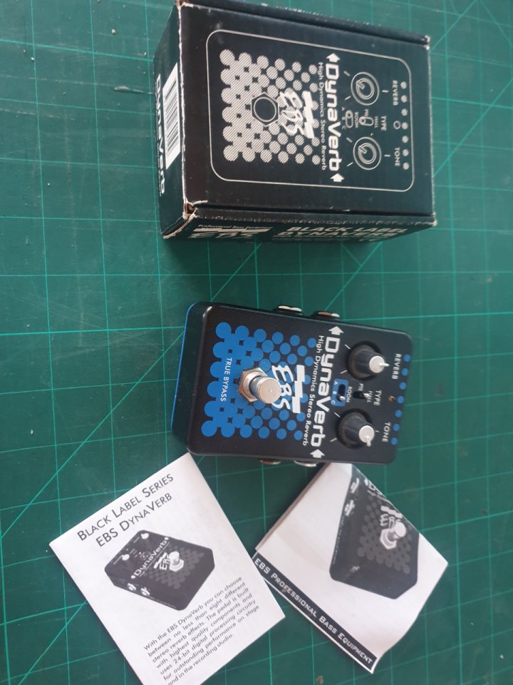 Pedal Reverb Dynaverb EBS de segunda mano · Foto 2 de 8 · Barcelona · 100 €