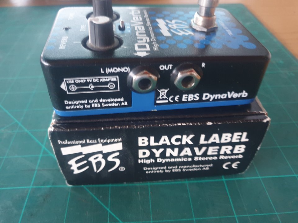Pedal Reverb Dynaverb EBS de segunda mano · Foto 4 de 8 · Barcelona · 100 €