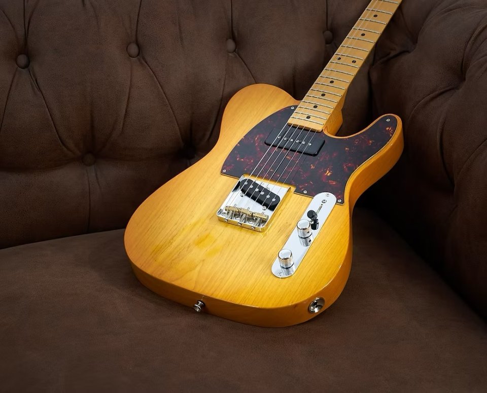 Rossi Handmade Guitars Telma P90 - Vintage Blonde