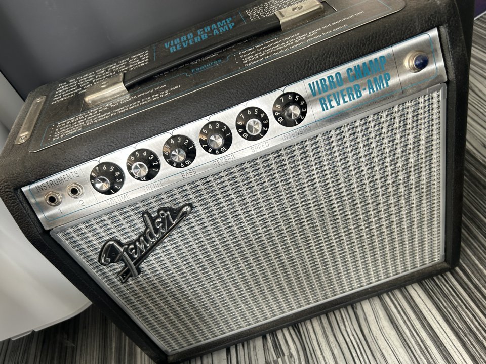 Fender vibro champ reveb amp ressuie