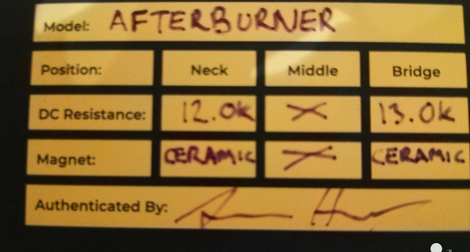 CreamT Afterburner pickups de segunda mano · Foto 5 de 5 · Barcelona · 150 €