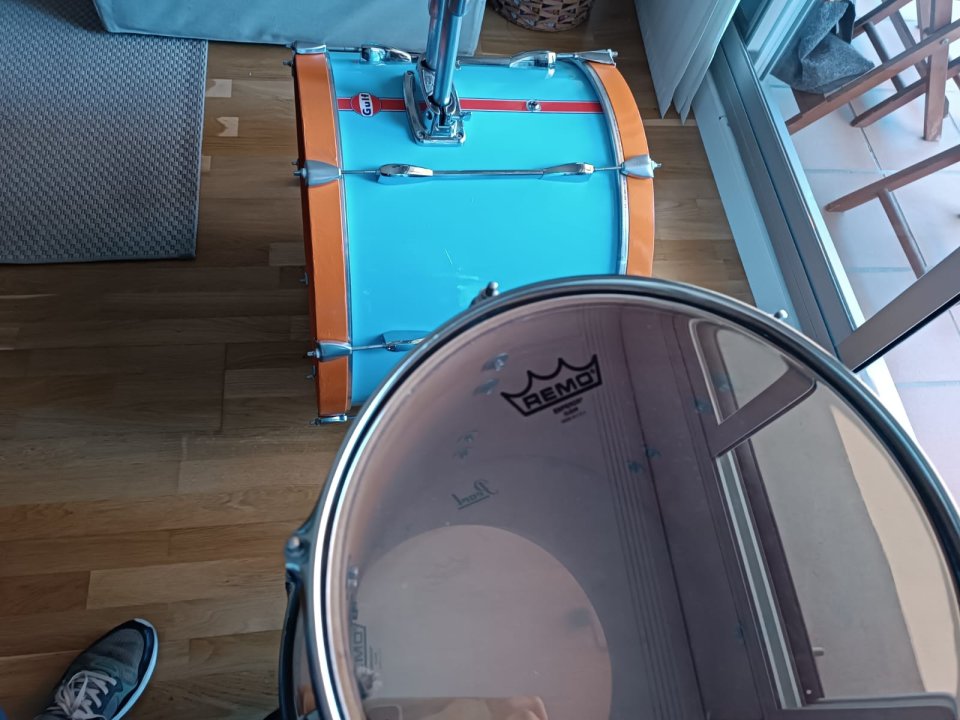 Bateria Pearl Export restaurada