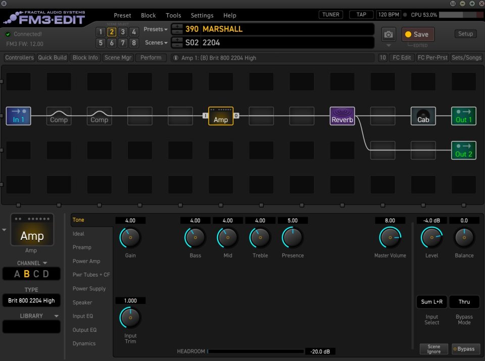 Fractal Audio FM3 (2023) - Firmware 12.0 (Envio incluido)
