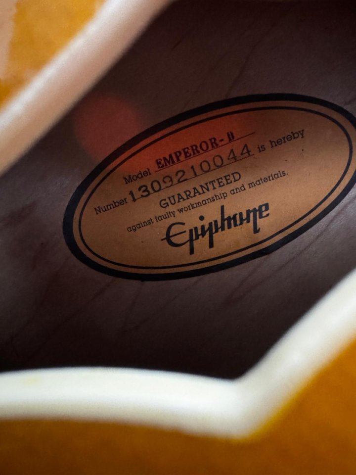 Epiphone emperador Joe pass