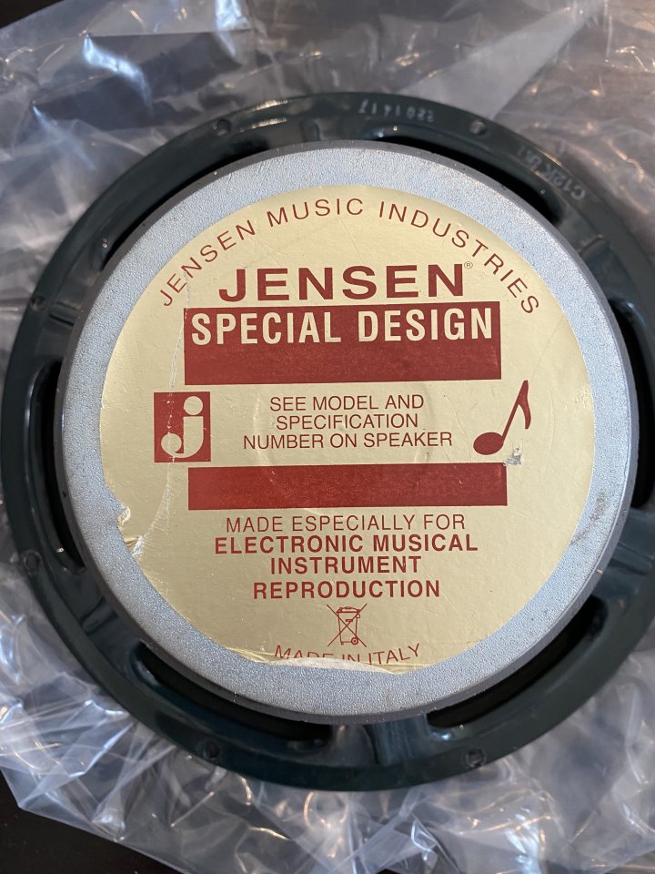 *RESERVADO* Jensen C12K 8Ω 100W 12"