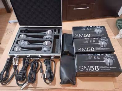 4 SM 58 CLON MAS MALETIN