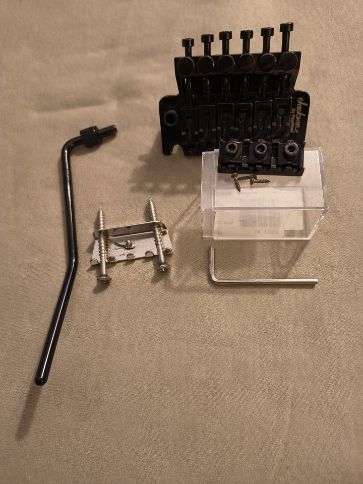 Floyd Rose by Jackson (Schaller) completo. Envío incluido