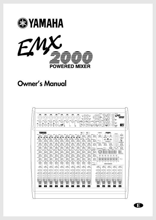 Mesa de mezclas autoamplificada YAMAHA EMX-2000 de segunda mano · Foto 4 de 10 · Cantabria · 325 €