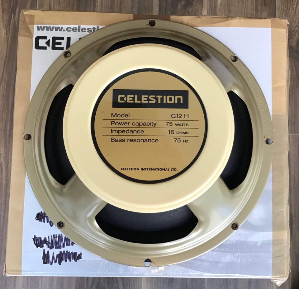 Celestion creamback 8 ohm.