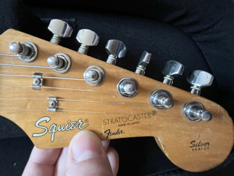 Squier Stratocaster Silver Series japan MIJ + Lollar