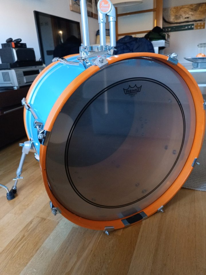 Bateria Pearl Export restaurada