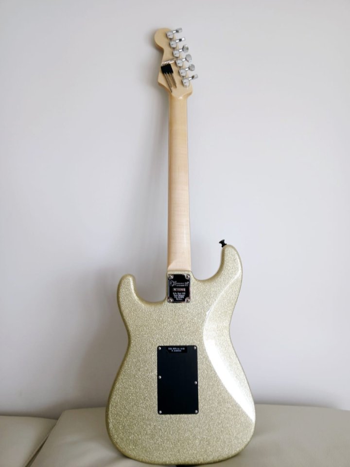 CHARVEL SUPER STOCK Ltd. Silver Sparkle