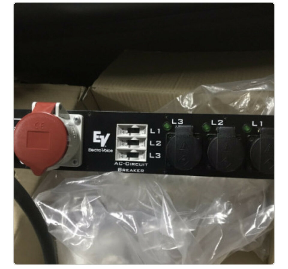 Panel distribución eléctrica Ev nuevo