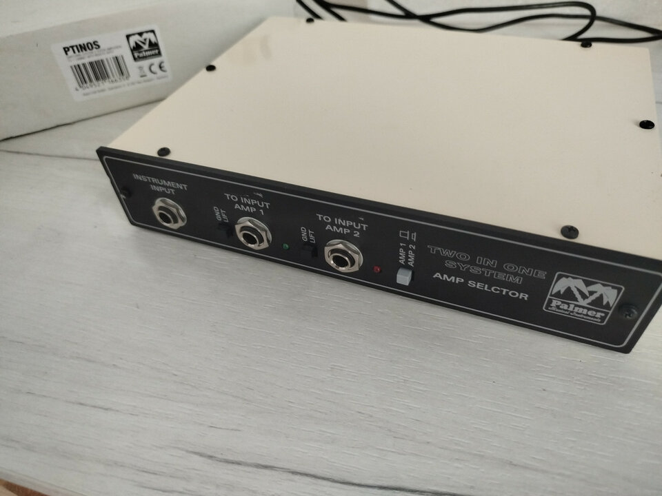Conmutador de amplificadores Palmer TINO