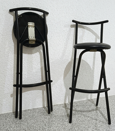 Pareja de sillas/taburetes altos plegables de Bar/Cocina de segunda mano · Foto 7 de 8 · Cantabria · 80 €