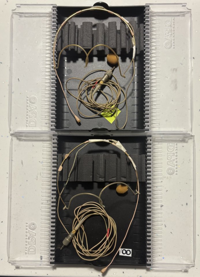 Vendo dos micrófonos de diadema Dpa 4066-F por 350€ cada una independientemente o si te llevas las dos por 600€ de segunda mano · Foto 1 de 6 · Madrid · 350 €