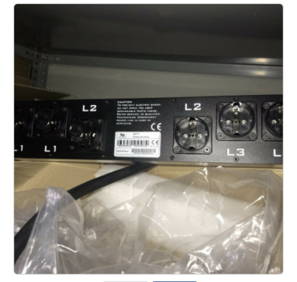 Panel distribución eléctrica Ev nuevo