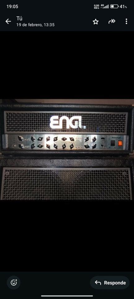 Cabezal Engl Powerball 100w. + Flycase