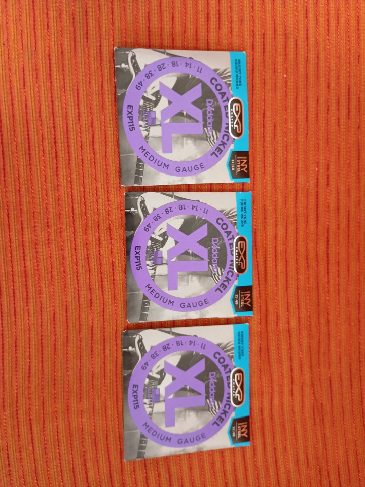 3 Juego de cuerdas guitarra eléctrica DAdario