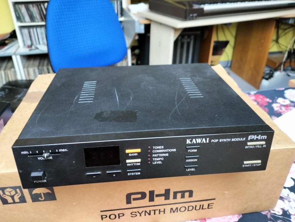 Cambio kawai PHM pop synthe module `por interface audio midi