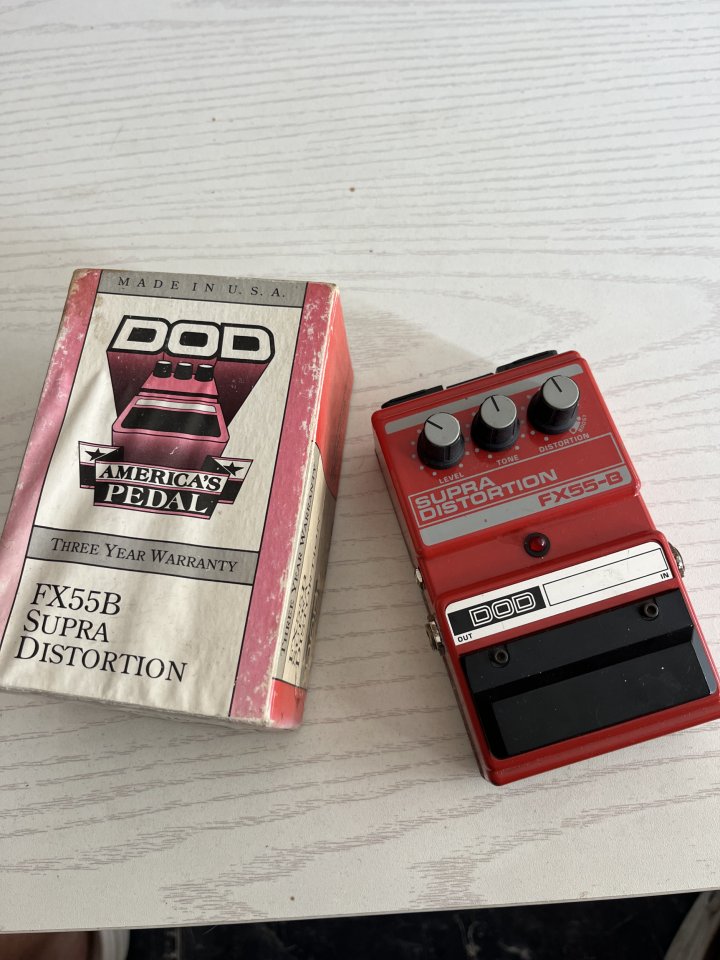 Pedal DOD Supra Distortion  FX55-B