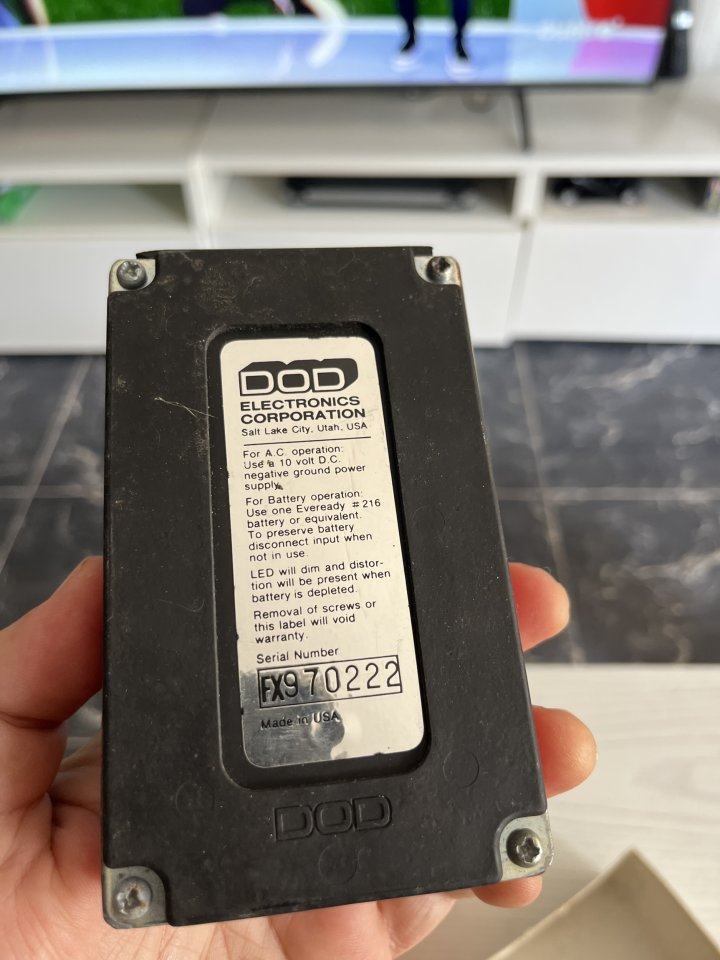 Pedal DOD Supra Distortion  FX55-B