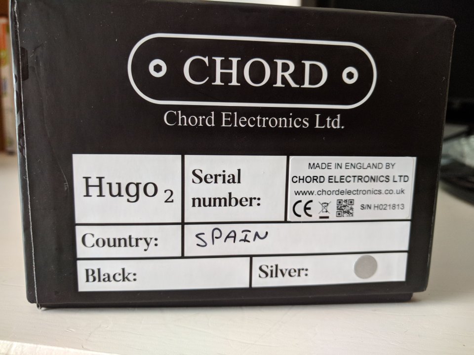 Chord Hugo 2 DAC/Amplificador Portátil de segunda mano · Foto 4 de 4 · Madrid · 1200 €