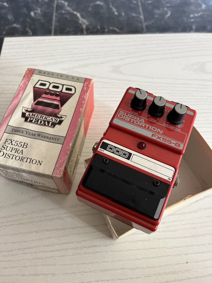 Pedal DOD Supra Distortion  FX55-B
