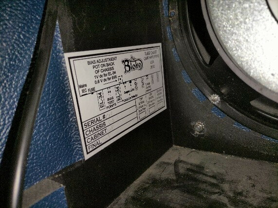 CARR THE BLOKE 2X12 PTP Custom order - blue finish cómo Nuevo