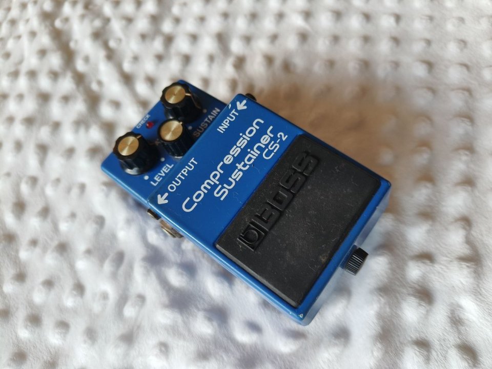 Boss CS-2 Compression Sustainer - Black Label Japan, original 80's