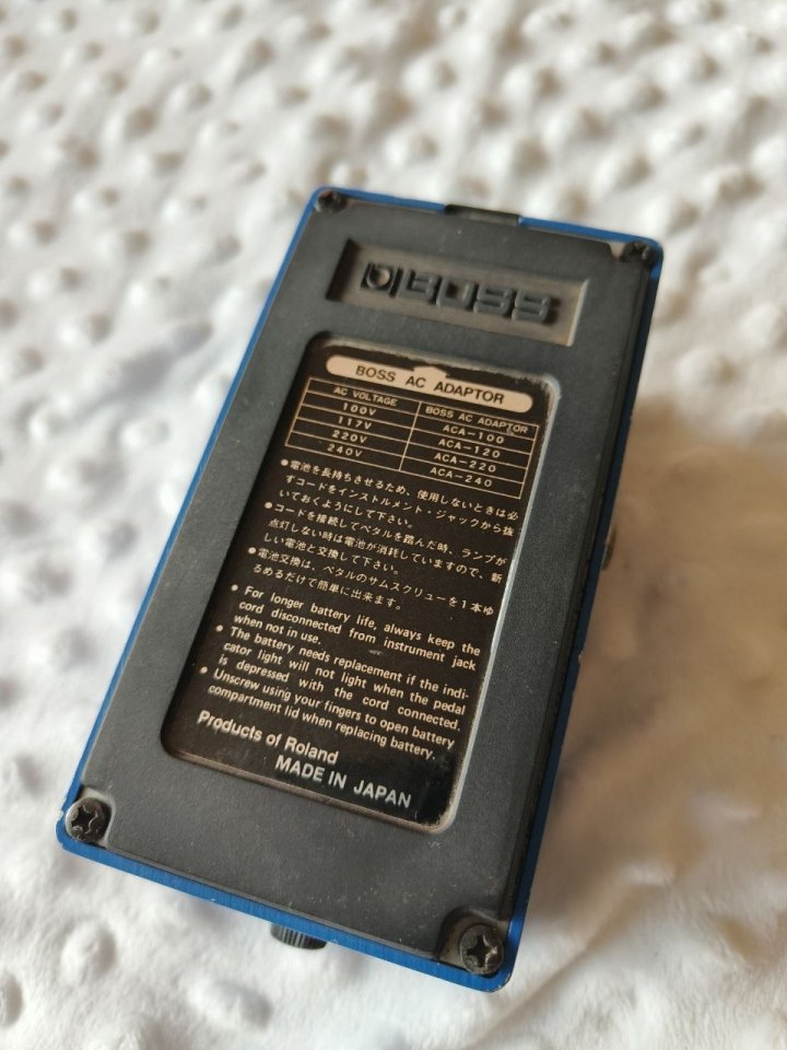 Boss CS-2 Compression Sustainer - Black Label Japan, original 80's