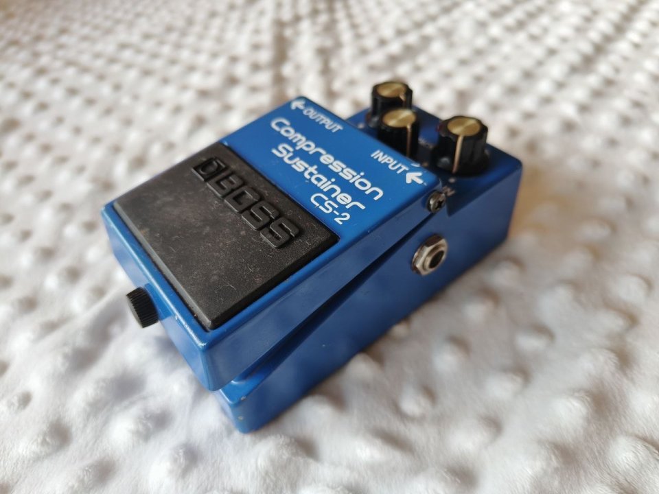 Boss CS-2 Compression Sustainer - Black Label Japan, original 80's