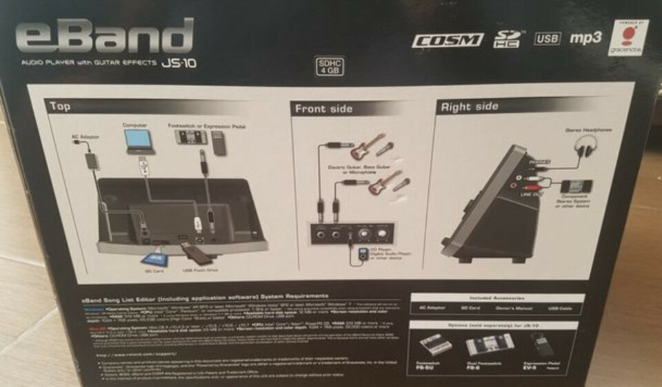 Ampli Boss eBand JS10