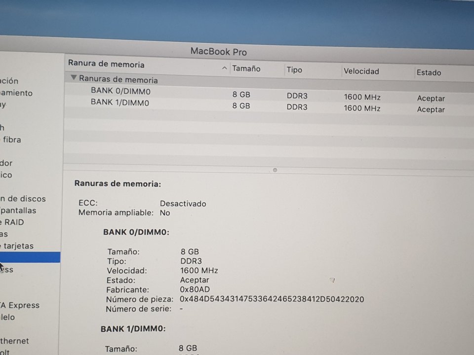 Macbook Pro 15 pulgadas (2015)