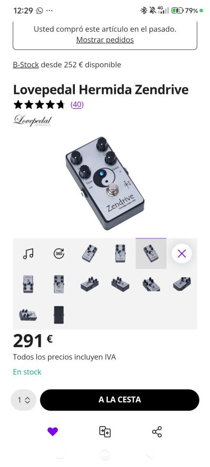 Lovepedal Hermida Zen Drive de segunda mano · Foto 4 de 4 · Barcelona · 240 €
