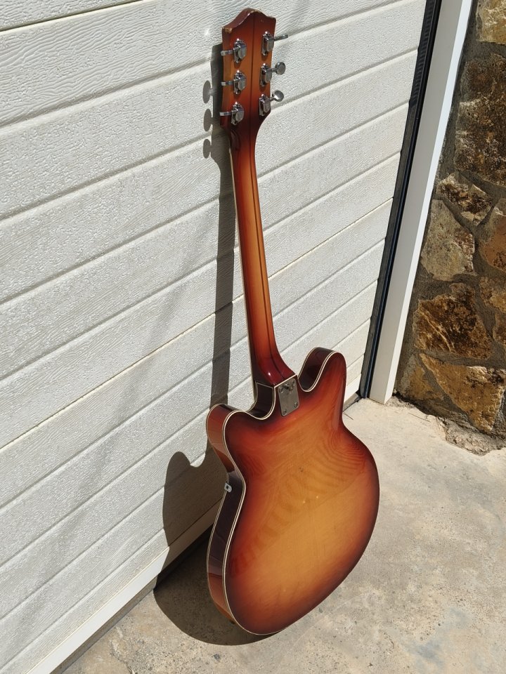 Guitarra eléctrica de caja Zerosette de 1966
