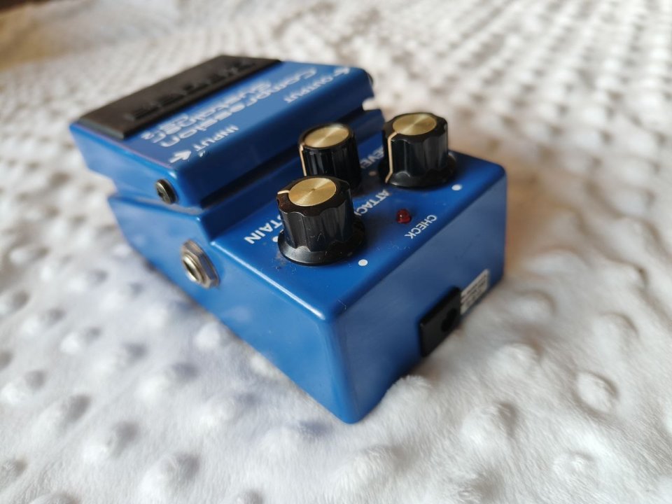 Boss CS-2 Compression Sustainer - Black Label Japan, original 80's