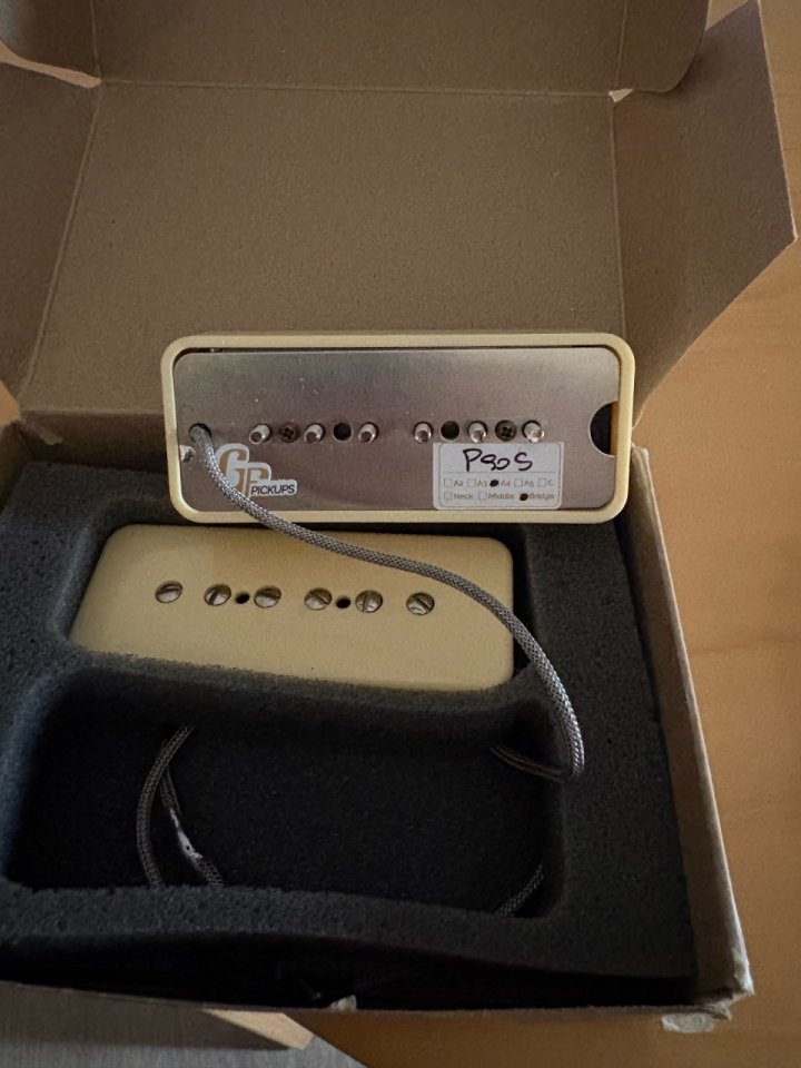 Pickups P90 hechos a mano por GF Pickups
